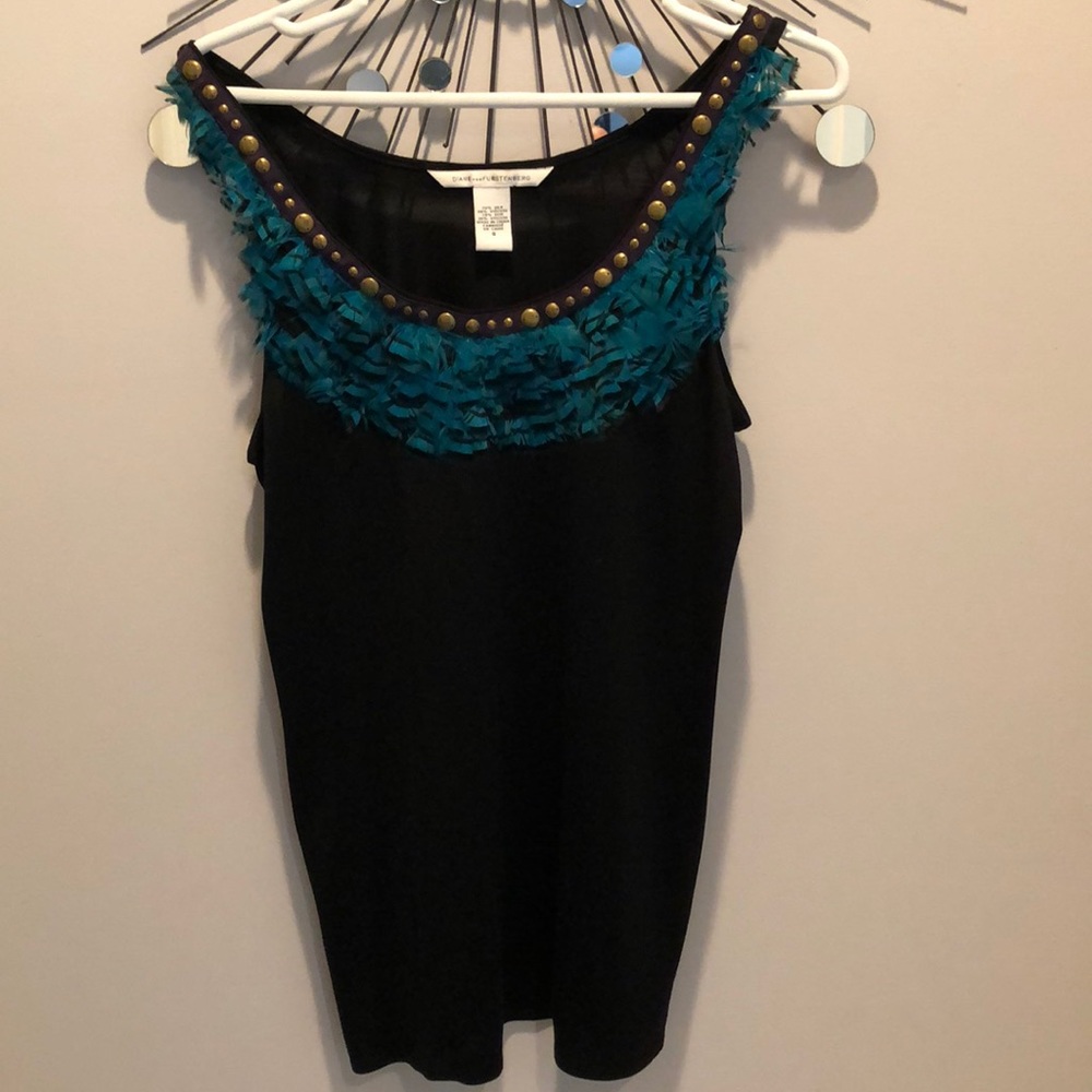 Fun and funky Diane Von Furstenberg tank top!